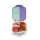 bbox Mini Lunch Box for Kids Lunch Snack Container with 2 Leak Proof Compartments Ages 3 School Supplies BPA Free Lilac Pop 4 cup capacity