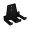 Yes4All Vertical Wall Mounted Olympic Barbell Holder Barbell Storage Rack Hanging Barbell Rack for Home Fitness Equipment 2 Bars Black