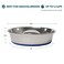 OurPets DuraPet Slow Feed Premium Stainless Steel Dog Bowl Silver 2040010301
