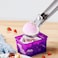 Tyzine Solid Stainless Steel Ice Cream Scoop Fruits Scoop with Trigger Stainless SteelEasy to UseConvenient Fast and DurablePerfect for Frozen Yogurt Gelatos Sundaes