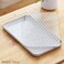 Bonilve Cup Drying Rack  Dish Drying Tray Drain Board for Small Kitchen Sink Dish Drain Tray Large Enough for Counter or Coffee Table Big White Dish Drying Mat