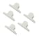 63 Inch Large Clips 5 Pack Stainless Steel File Money Binder Clips Clamps Metal Food Bag Paper Clips for Home Office School Supplies White