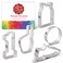 Ann Clark Cookie Cutters 5 Piece Basketball Cookie Cutter Set with Recipe Booklet Sneaker Biscuit Cutter Basketball Jersey Number 1 Fan Hand