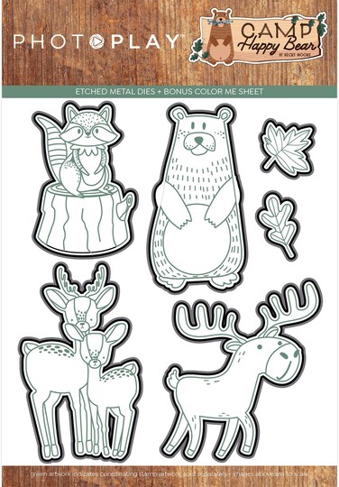PHOTOPLAY DIE Camp Happy Bear
