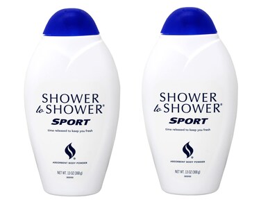 Shower to Shower Absorbent Body Powder Sport 13Ounce Bottles Pack of 2