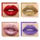 Enfudid 4 Colors Glitter Lip Kit Gloss Lipstick Metallic Glitter Lipstick Waterproof Long Lasting  Smudge Proof Glitter Color Lip Makeup with Transparent Lip Primer