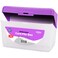 Enday Index Card Holder Purple 3x5 Note Flash Card Organizer Case Index Card File wflip top Notecard Recipe Holder Holds 250 Cards Also Available in Red Green Blue Grey Pink 1 PC