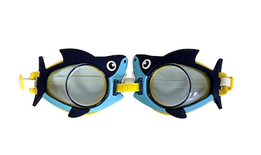 Dependable Childrens Character Swimming Goggles Dinosaur Shark Frog Adustable Blue Shark
