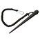 Klein Tools 3255TT BroadHead Bull Pin Made in USA Forged HeatTreaded Steel With Black Finish and Tether Hole 114Inch