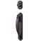 Ideal Security Door Handle with Keyed Deadbolt for Storm and Screen Doors Black 4Piece Set