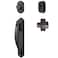 Ideal Security Door Handle with Keyed Deadbolt for Storm and Screen Doors Black 4Piece Set