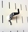 Wall Control Pegboard Medium 90 Degree Slotted Hook Pack  Slotted Metal Pegboard Hooks for Wall Control Pegboard and Slotted Tool Board  Black