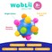 Mobi Woblii Activity Toy  Montessori Toys for 3 Month Old and Up Sensory Ball Toy for Babies  Toddlers Teething Toy Made with Food Grade Silicone BPA and Phthalate Free  Pack of 1