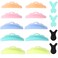Eyelash Perming Curler Eyelash Lift Rods Lash Lift Pads Makeup Utensil Reusable Lash Lifting Shield Pads Supplies Silicone Eyelash Perm Tool Set 10 Pieces Pads with 4 Pcs Y Brush