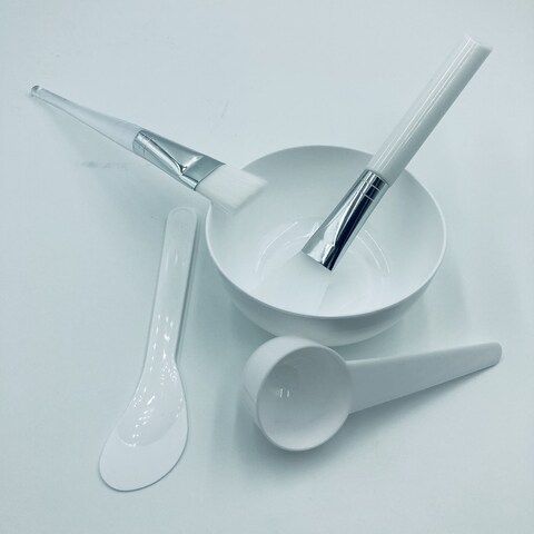 Face Mask Mixing Bowl Set 5 in 1 DIY Facemask Mixing Tool Kit with Facial Mask Bowl Stick Spatula Silicone Face Mask Brush  Premium Soft Face Brushes