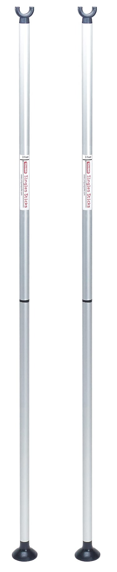 Tourna Single Sticks for Tennis Portable Design Chrome