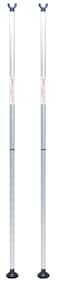 Tourna Single Sticks for Tennis Portable Design Chrome