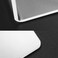 Kuqqi 2 Pieces Bookends Clear Acrylic Bookends for Shelves Heavy Duty Book Ends Desktop Organizer Book Stopper for Books Movies CDs