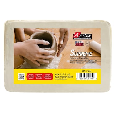ACTIVA Supreme Artists AirDry Modelling 33 pounds White Clay