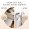 Day Moon Chrome Toilet Paper Holder with Shelf  Wipe Holder for Bathroom Flushable Wipes Dispenser Toilet Paper and Wipes Holder  Toilet Paper Holder with Storage Toilet Paper Holder Wall Mount