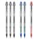 Vision Elite Rollerball Pens by Uni Bold 08mm Point 3 Black 2 Blue and 1 Red