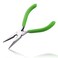 LEONTOOL Long Fine Needle Nose Pliers with Cutter Wire Cutting Pliers with Teeth Chain Nose Pliers Jewelry Making Pliers Jewelry Repair Tool Mini Professional DIY Tools