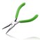 LEONTOOL Long Fine Needle Nose Pliers with Cutter Wire Cutting Pliers with Teeth Chain Nose Pliers Jewelry Making Pliers Jewelry Repair Tool Mini Professional DIY Tools