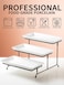 Gomakren 3 Tier Serving Trays Stand Porcelain Serving Platters 12 Inch White Serving Plates Dinner Platters for Appetizer Snack Fruit Cup Cake Server Tray Display Serving Dishes for Entertaining