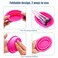 Makeup Brush Cleaning Mat Silicone Makeup Brush Scrubber Cosmetic Brush Cleaner Brush Cleaning Pad Foldable Makeup Brush Cleaning Bowl Suitable for Makeup Brush Makeup Sponge Powder Puff Red