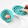 Makeup Brush Cleaning Mat Silicone Makeup Brush Scrubber Cosmetic Brush Cleaner Brush Cleaning Pad Foldable Makeup Brush Cleaning Bowl Suitable for Makeup Brush Makeup Sponge Powder Puff Green