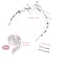 Locisne Flower Girl Headpiece Princess Wedding Accessories Silver Hair Headband Flower Crown for Girls