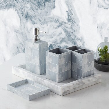 Sweet Home Collection Bathroom Accessories Unique Collections Modern Classic Contemporary Decorative Beautiful Designs Bath Shower Tub Dcor 4 Piece Set Casanova