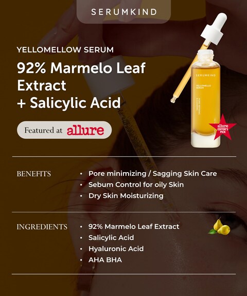Pore Refining Serum  Niacinimide Free  Yellowmello Extract 92 with Salicylic acid 1 floz  Pore Minimizing serum for Face  Korean Skincare Serum for Face  Nose pore minimizer