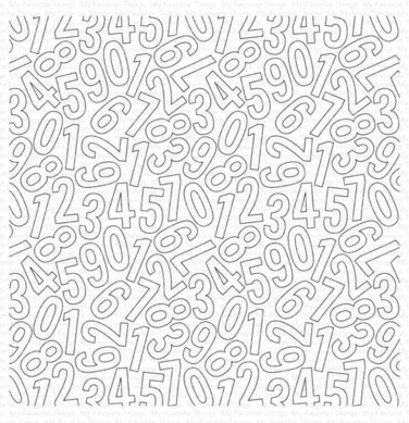 MY FAVORITE THINGS Background Cling STP JUM usone size Number Jumble