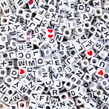 Just My Style 600 Pc Large Alphabet Beads Refill Pack By Horizon Group USA