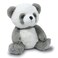 Fluffuns 3Pack Panda Stuffed Animal  Stuffed Panda Bear Plush Toys  9 Inches Gray