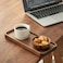 Muso Wood Walnut Serving Tray Solid Wood Small Tray Rectangle Platter Bathroom Tray Dinner Tray Tea Tray Coffee Tray 118 x 5 in