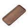 Muso Wood Walnut Serving Tray Solid Wood Small Tray Rectangle Platter Bathroom Tray Dinner Tray Tea Tray Coffee Tray 118 x 5 in