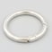 Bluemoona 10 Pcs 12 32mm Gate O Ring Round Carabiner Snap Clip Trigger Spring Keyring Buckle Nickel