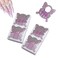 VNC 200Pcs Nail Form Extension Sticker Pruple Bufferfly Shape Nail Art Guide Form Acrylic Tips UV Gel Extension Stickers Guide Stencil Manicure Tools for Nail Polish Guide Sticker