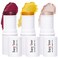 KIMUSE Multi Stick Trio Face Makeup Cream Blush Stick for Cheeks  Lips Moisturizer  Highlighter Makeup Sticks for All Skin