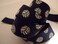 Grosgrain Ribbon  Navy Glitter Volleyball Print  78 Wide  5 Yards  Hair Bows  Team Crafts