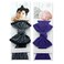 Baby Bling Bows Newborn to Little Girls Hair Bow  Trimmed and Classic Knot Headbands Toddlers Hair Accessories One Size 2 Pack  Storm Dot and Ultra Violet
