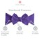 Baby Bling Bows Newborn to Little Girls Hair Bow  Trimmed and Classic Knot Headbands Toddlers Hair Accessories One Size 2 Pack  Storm Dot and Ultra Violet