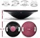 Yes4All Plastic Wobble Balance BoardRound Balance Trainer Board Wobble Board for Standing Desk Core Training Home Gym Workout