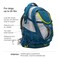 Kurgo GTrain  Dog Carrier Backpack for Small Pets  Cat  Dog Backpack for Hiking Camping or Travel  Waterproof Bottom  Ink Blue