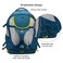 Kurgo GTrain  Dog Carrier Backpack for Small Pets  Cat  Dog Backpack for Hiking Camping or Travel  Waterproof Bottom  Ink Blue