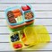 Youngever 8 Pack Bento Lunch Box Meal Prep Containers Reusable Plastic Divided Food Storage Container Boxes 3Compartment