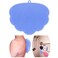 WeUse OurBSHF Back Scrubber HandsFree for Shower Easy to Clean Big Flat Silicone Back Washer Foot Massager Body Brush Replace Loofah Sponge Stick to Wall to Scrub Hang on Hook to Dry Blue