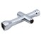 XIND ELE RC Wheel Tire 17mm Hex Wrench  Small Cross Sleeve Nut Wrench for 18 110 Truck Car 2 Pack